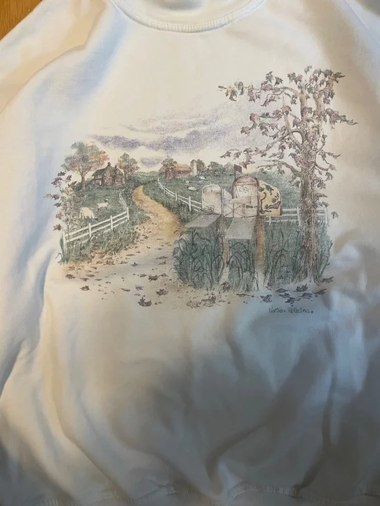 Northern Reflections Cream Scenic Graphic Crewneck - Men - Picture 3 of 6